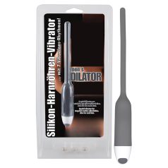   You2Toys - DILATOR - szilikon dilátor vibrációval - szürke (6mm)