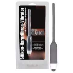   You2Toys - DILATOR - szilikon dilátor vibrációval (szürke, 6 mm)