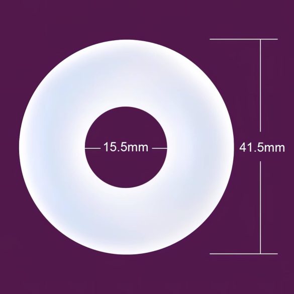 Durex Pleasure Ring - péniszgyűrű (átlátszó)