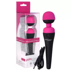 PalmPower Wand - akkus masszírozó vibrátor (pink-fekete)