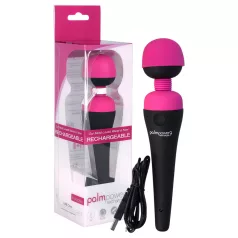 PalmPower Wand - akkus masszírozó vibrátor (pink-fekete)