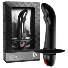 Quest - 10 ritmusú kezdő prosztata vibrátor (fekete)