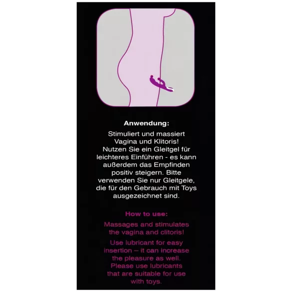 Javida - melegítő csiklóizgató vibrátor (pink)