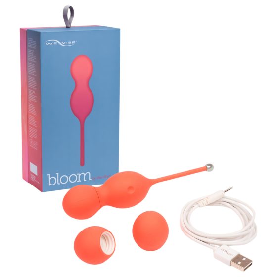 We-Vibe Bloom - akkus gésagolyó cserélhető súlyokkal (narancs)