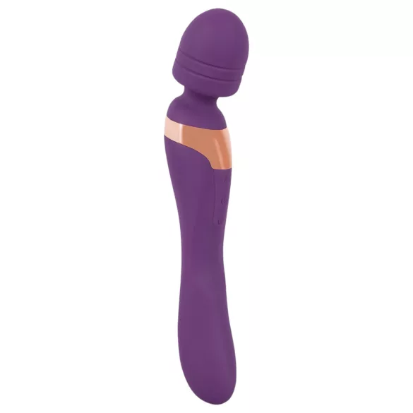 Javida Double - masszírozó vibrátor (lila)