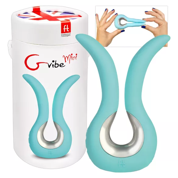 G-vibe Mini - USB-s szilikon vibrátor (menta)