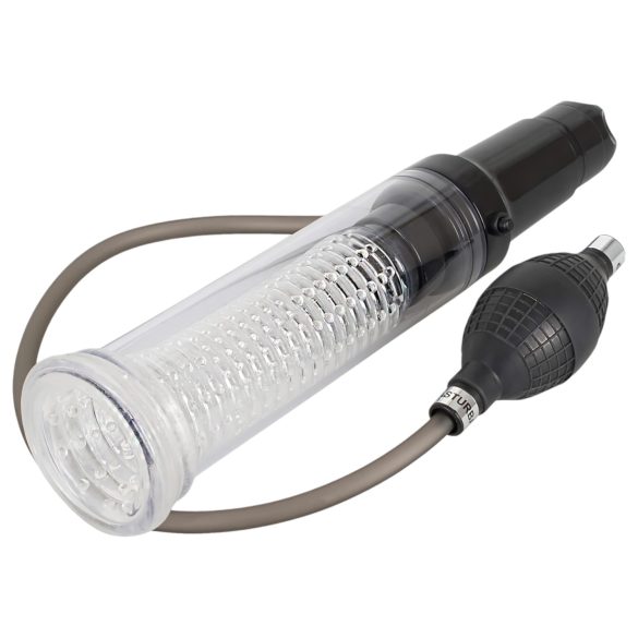 You2Toys - 2in1 - péniszpumpa és maszturbátor egyben (átlátszó)