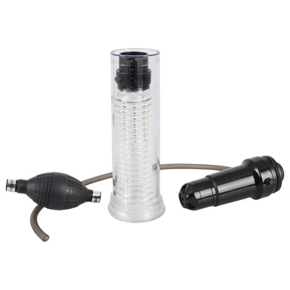 You2Toys - 2in1 - péniszpumpa és maszturbátor egyben (átlátszó)