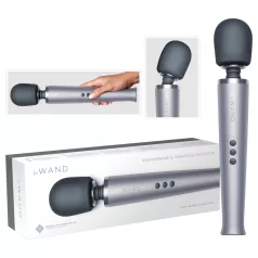 le Wand - exkluzív, akkus masszírozó vibrátor (ezüst)