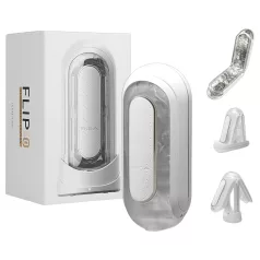 TENGA Flip Zero - vibrációs maszturbátor (fehér)