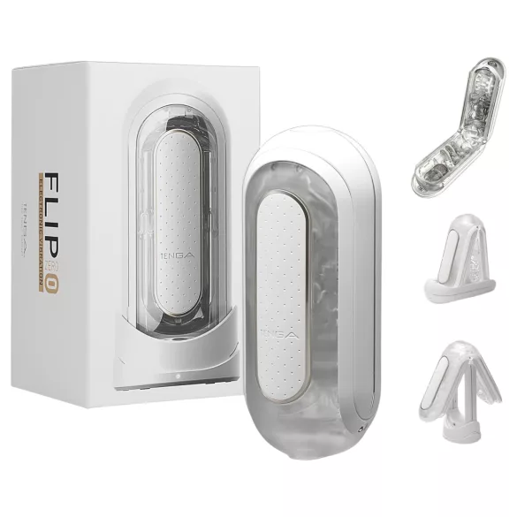 TENGA Flip Zero - vibrációs maszturbátor (fehér)