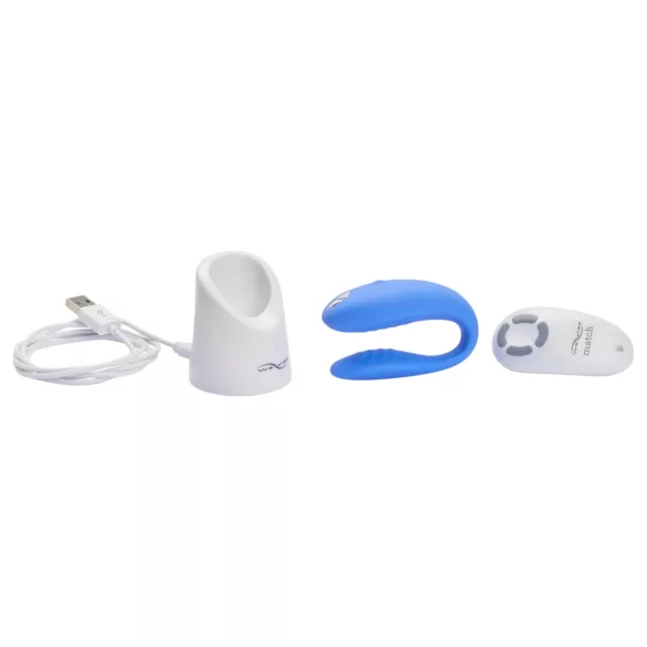 We-Vibe Match - vízálló, akkus párvibrátor (kék)