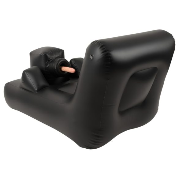 Dark Magic - elemes szexgép ággyal (fekete)