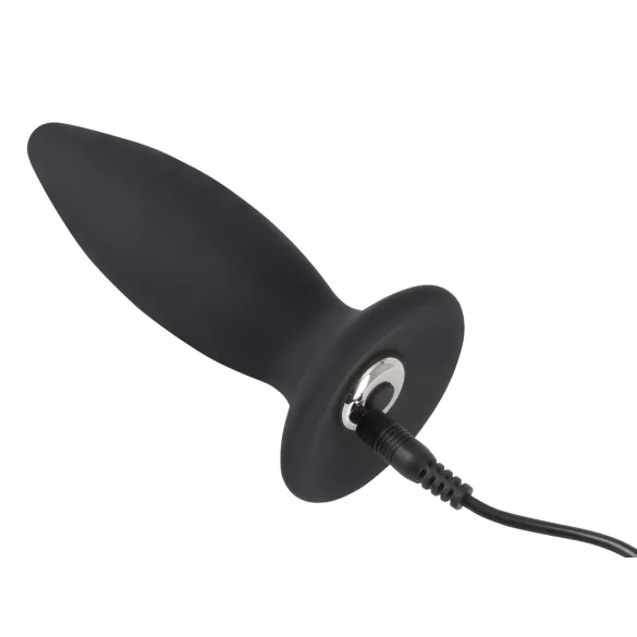 Black Velvets S - akkus, kezdő anál vibrátor - kicsi (fekete)