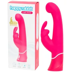  Happyrabbit G-spot - vízálló, csiklókaros vibrátor (pink)