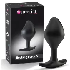 mystim Rocking Force S - elektro anál plug - kicsi (fekete)