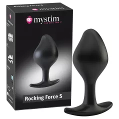 mystim Rocking Force S - elektro anál plug - kicsi (fekete)