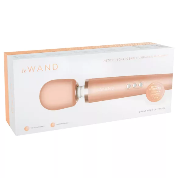 le WAND Petite prémium wand-vibrátor (Rose Gold)