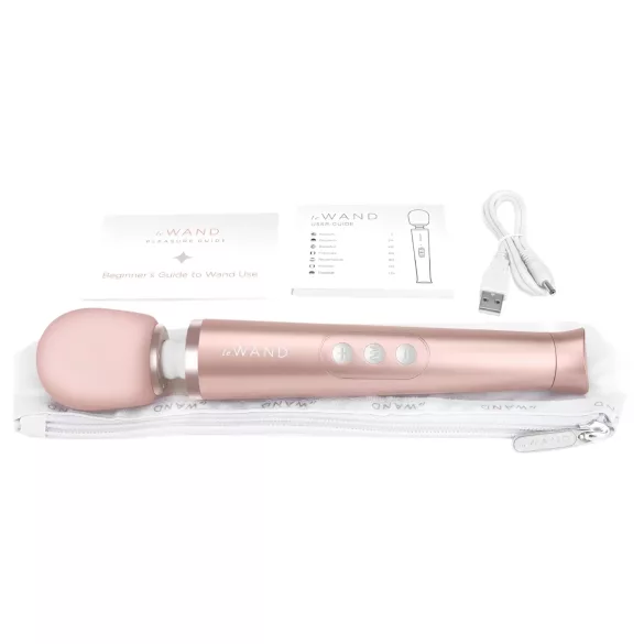 le WAND Petite prémium wand-vibrátor (Rose Gold)