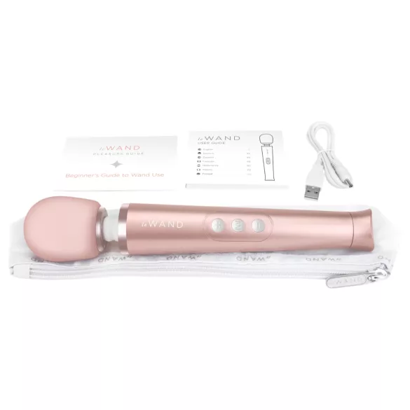 le WAND Petite prémium wand-vibrátor (Rose Gold)