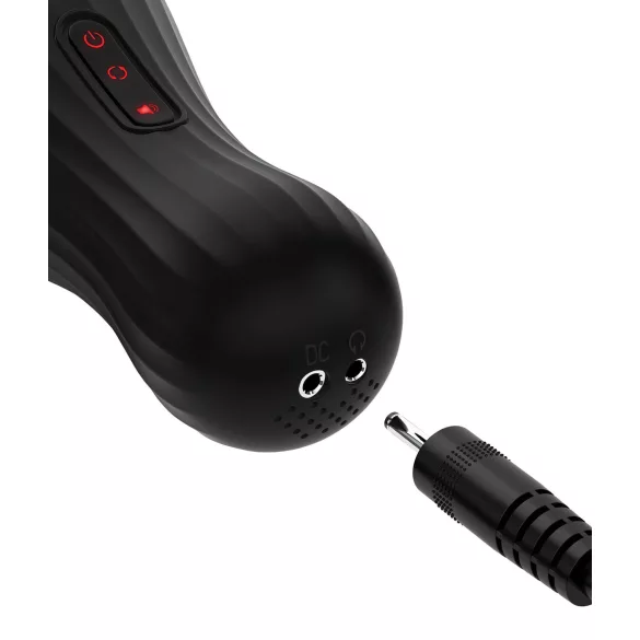 PDX Elite Rotobator - művagina (átlátszó-fekete)