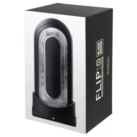 TENGA Flip Zero - vibrációs maszturbátor (fekete)