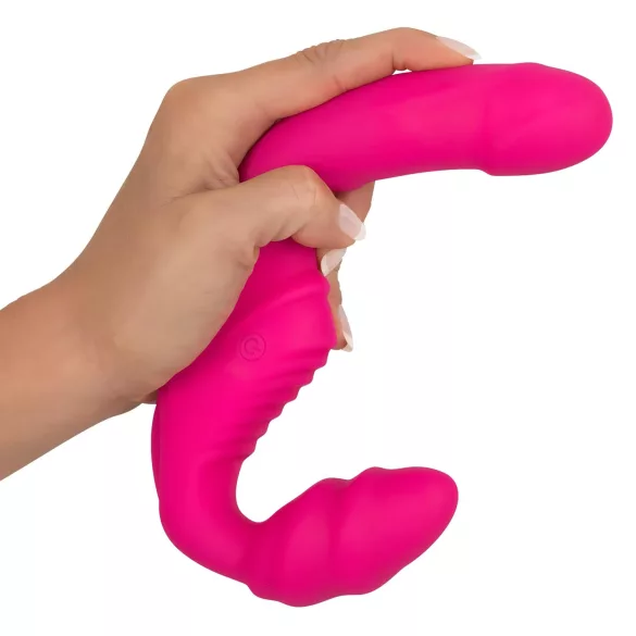 You2Toys - Double2Teaser - felcsatolható vibrátor tartópánt nélkül (pink)
