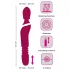 Javida Thrusting - 3in1 masszírozó vibrátor (piros)