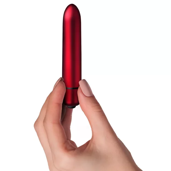 Scarlet Velvet - mini rúzs vibrátor (10 ritmusú) - piros