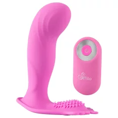   SMILE G-Spot Panty - hordható akkus, rádiós vibrátor (pink)