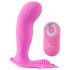 SMILE G-Spot Panty - akkus, rádiós felcsatolható vibrátor (pink)