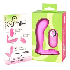   SMILE G-Spot Panty - akkus, rádiós felcsatolható vibrátor (pink)