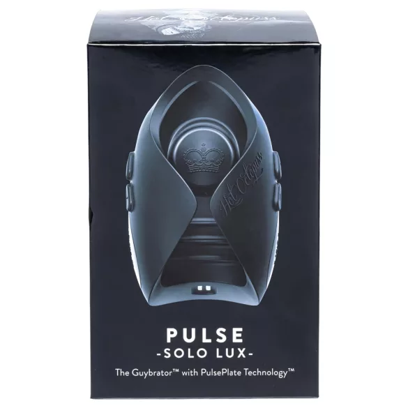 Hot Octopuss Pulse Solo Lux - rádiós maszturbátor (fekete)