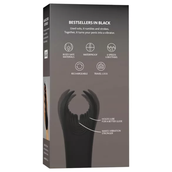 Fun Factory Manta - makkvibrátor (fekete)