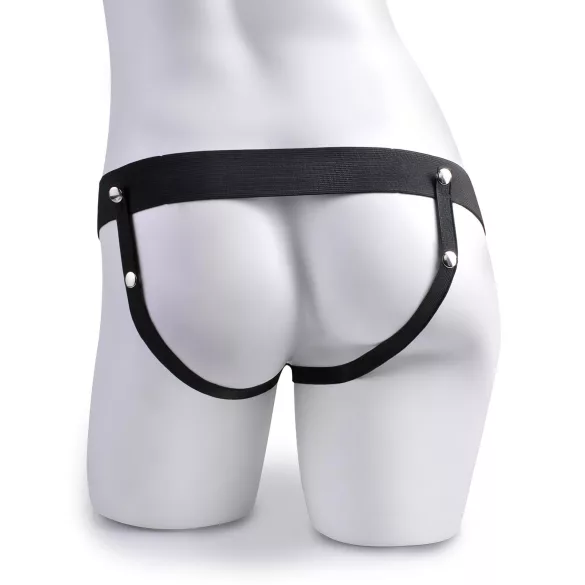 Pipedream - Fetish Strap-On 6 - felcsatolható, üreges vibrátor (testszínű)