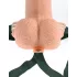 Pipedream - Fetish Strap-On 6 - felcsatolható, üreges vibrátor (testszínű)