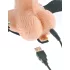 Pipedream - Fetish Strap-On 6 - felcsatolható, üreges vibrátor (testszínű)