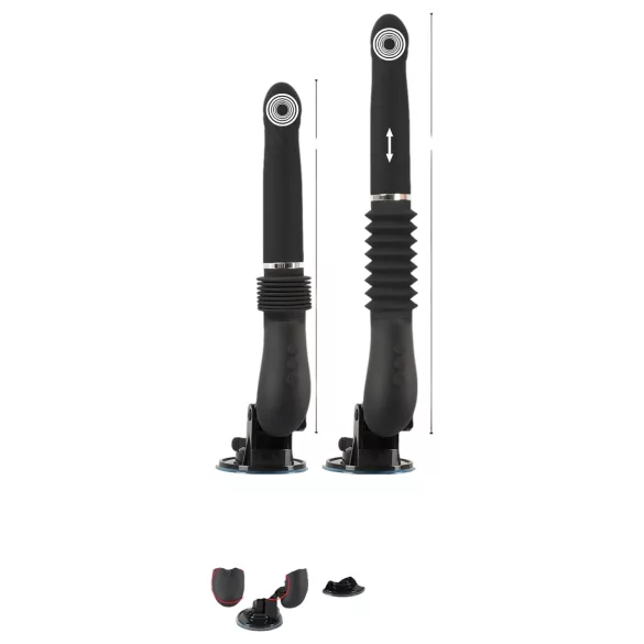 You2Toys RC Fucking Machine 2.0 - akkus lökő vibrátor (fekete)