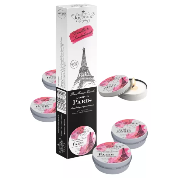 Petits Joujoux Paris - masszázsgyertya - vanília-szantálfa (5x43ml)