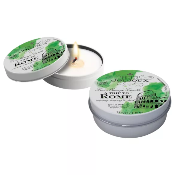Petits Joujoux Rome - masszázsgyertya - grapefruit-bergamot (43 ml)