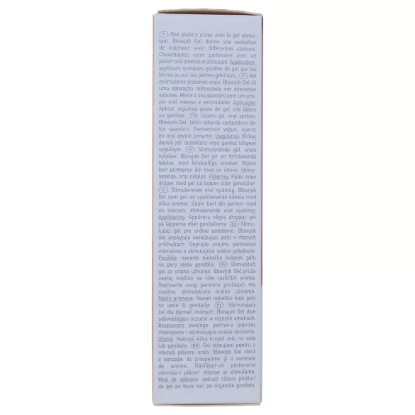 HOT - Blowjob Gel - orál síkosító gél - vanília (50 ml)