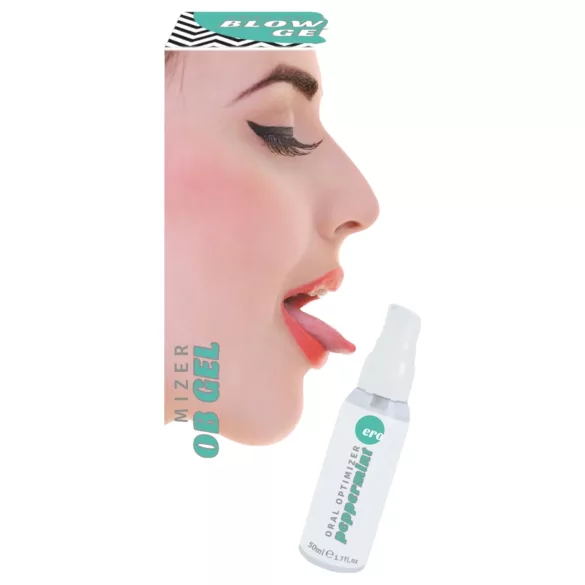 HOT - Blowjob Gel - orál síkosító gél - borsmenta (50 ml)