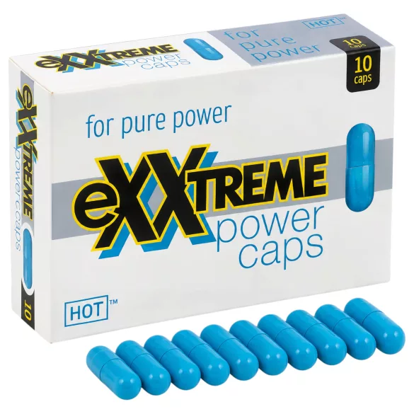 HOT eXXtreme - guarana + koffein étrend-kiegészítő kapszula (10 db)