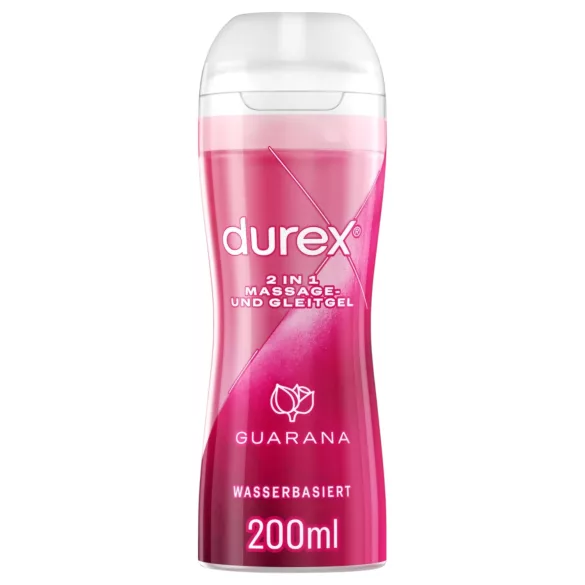 Durex 2in1 masszázsolaj - Guarana (200 ml)