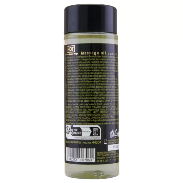 HOT bőrápoló masszázsolaj - lágy jázmin (100 ml)