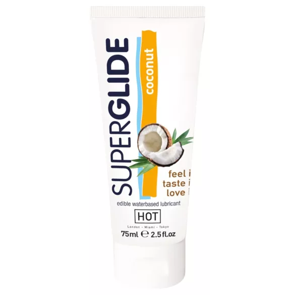 HOT Superglide Kókusz - ehető síkosító (75 ml)