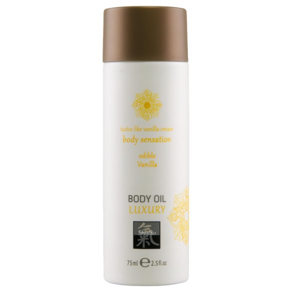 Shiatsu Luxury - ehető masszázsolaj - vanília (75ml)