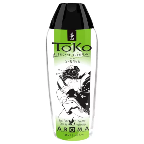Shunga Toko - vízbázisú síkosító - körtés zöld tea (165 ml)