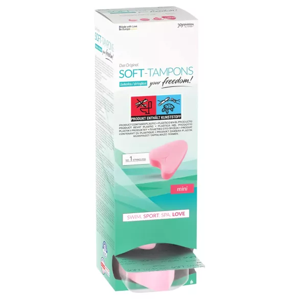 JoyDivision Soft-Tampons - zsinór nélküli mini puha tampon (10 db)