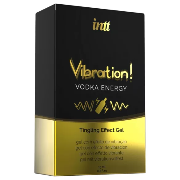 Intt Vibration! - folyékony vibrátor - Vodka Energy (15 ml)
